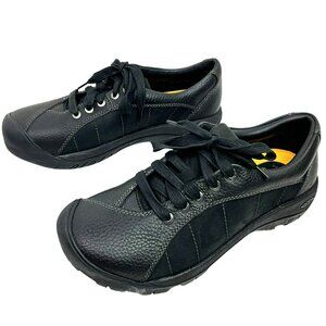 Keen Presidio NEW Pebbled Leather Lace Pebbled Leather Hiking Sneakers Womens 8